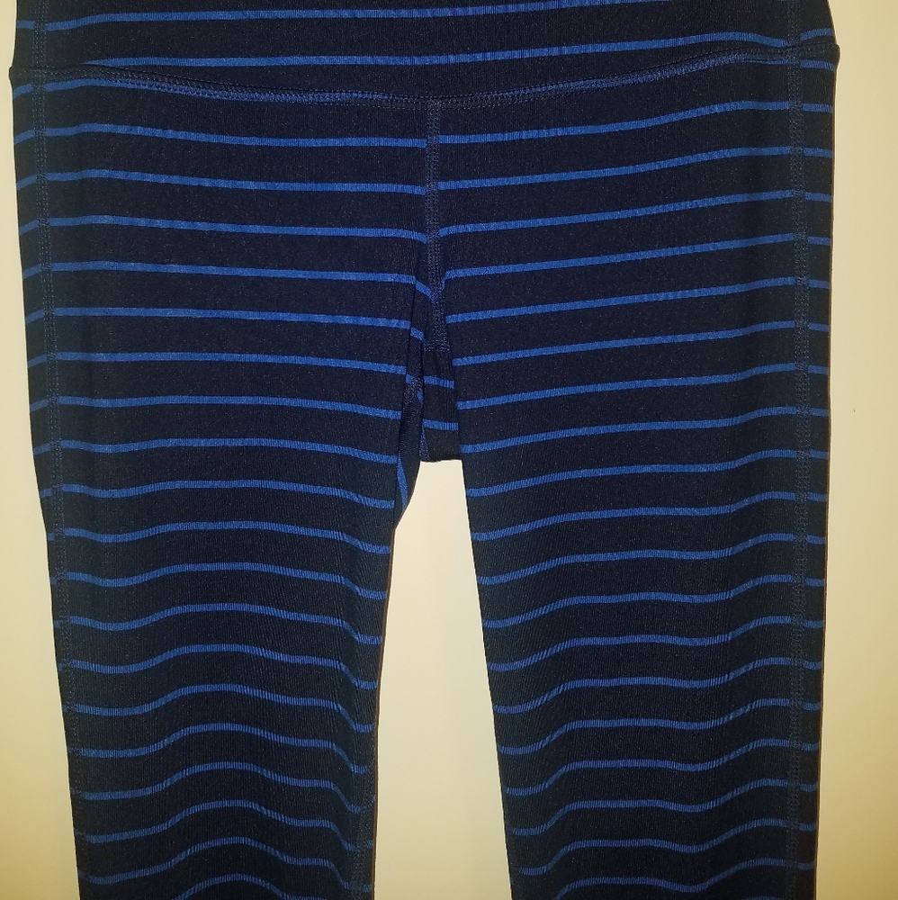 Athleta Striped Leggings